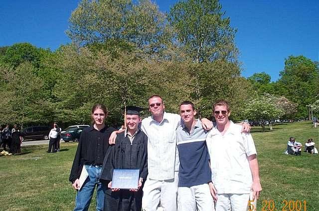 at seth's graduation...