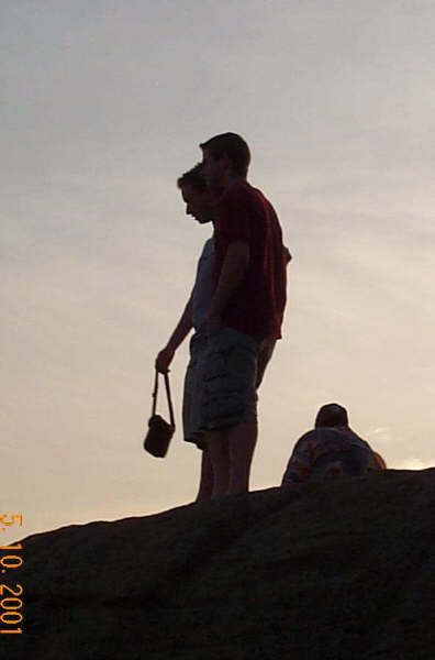 Very cool pic of Seth and my silhouettes...