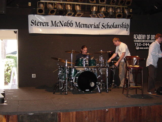 Jay and Neil setting up the kit...

Photo: Ron and Sarah