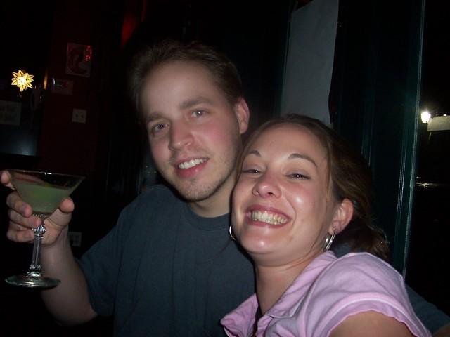 a happily sloshed couple