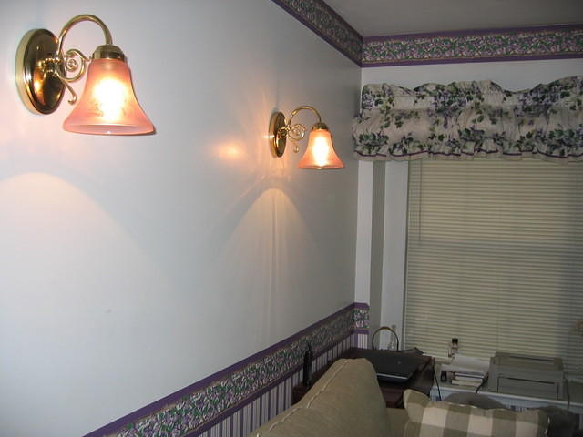 Master bedroom wall