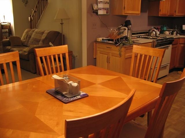 Our new dining table