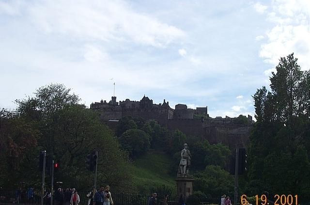 edinburgh castle from park I
