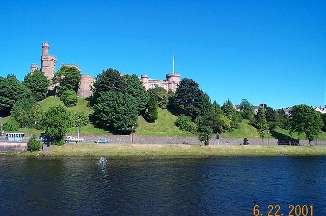 castle ness across river ness